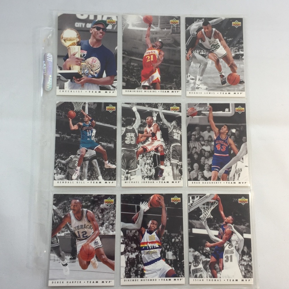 🏀 Upper Deck Team MVP 92-93 Basketball cards